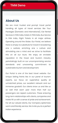 Travel Android Web App Development